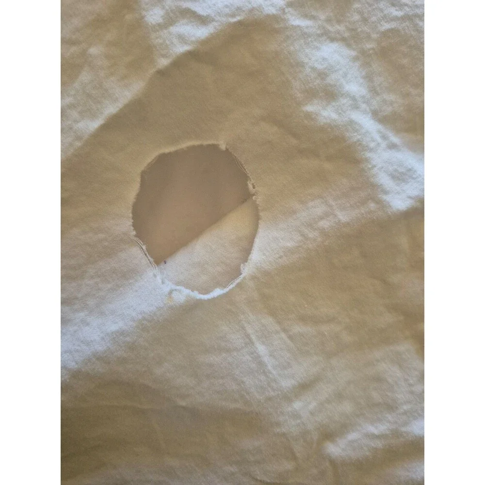 Pottery Barn Monique Lhuillier Embroidered Cotton Percale Sheets Sz Queen